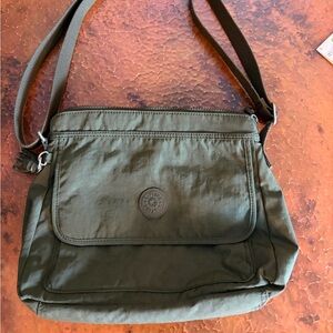 Kipling Aisling Crossbody Bag Jaded Green